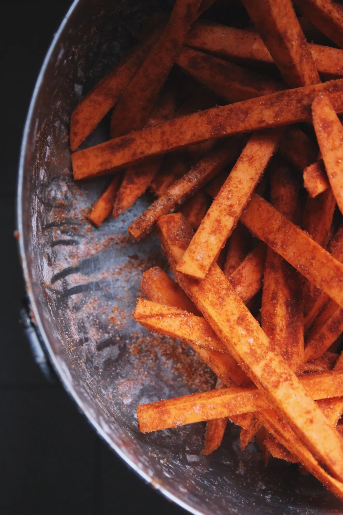 Crispy Baked Sweet Potato Fries | @withfoodandlove