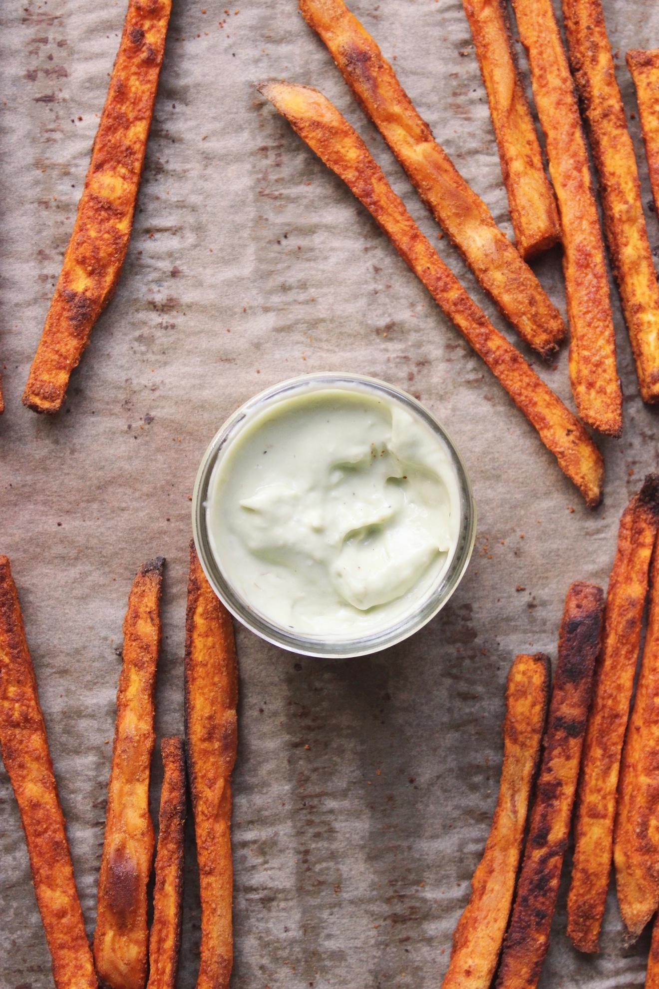 Crispy Baked Sweet Potato Fries | @withfoodandlove