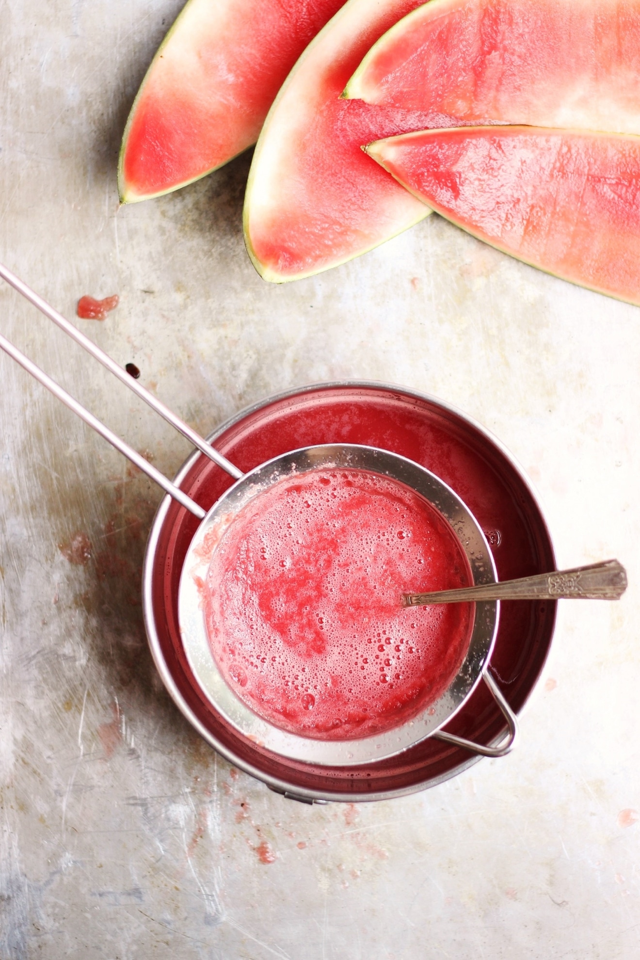Spicy Ginger Watermelon Pops | @withfoodandlove
