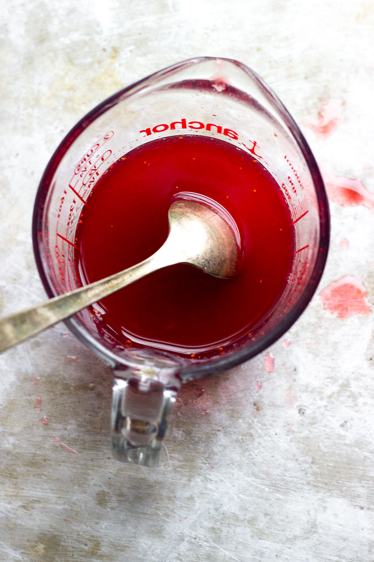 cranberry cocktail with black pepper