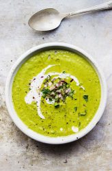 Creamy Broccoli and Bean Soup (vegan, gluten-free, dairy-free)