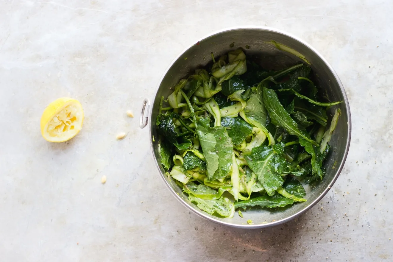 Shaved Asparagus Salad | @withfoodandlove-salad