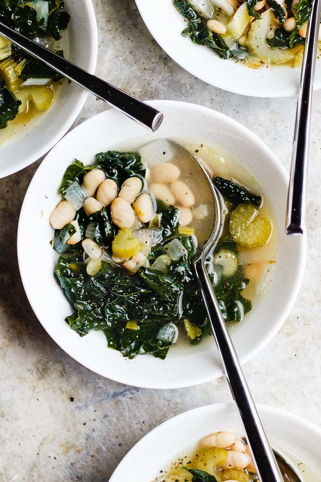 Brothy Beans and Greens Soup (vegan, gluten-free)