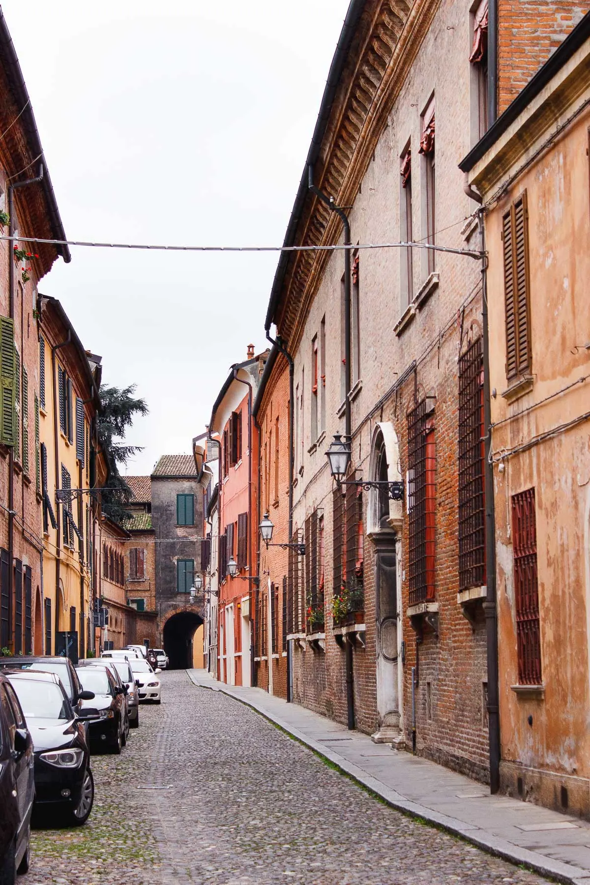 streets in ferrara italy