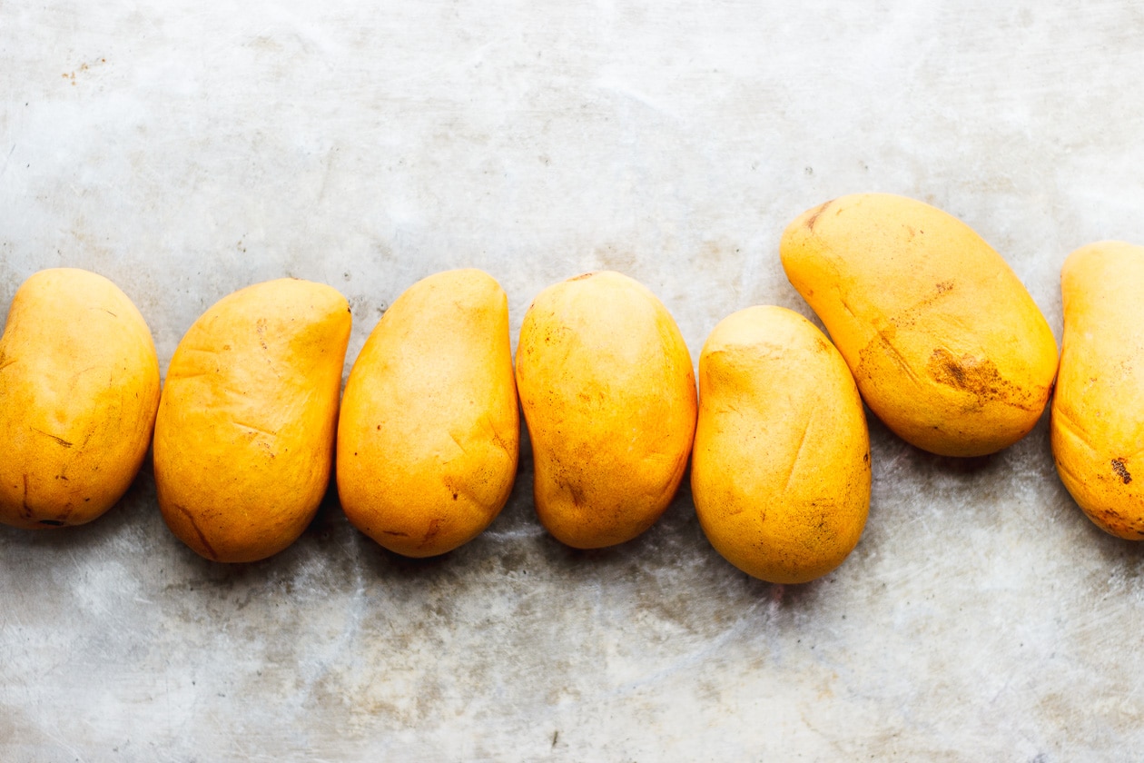 ataulfo mango on a tray