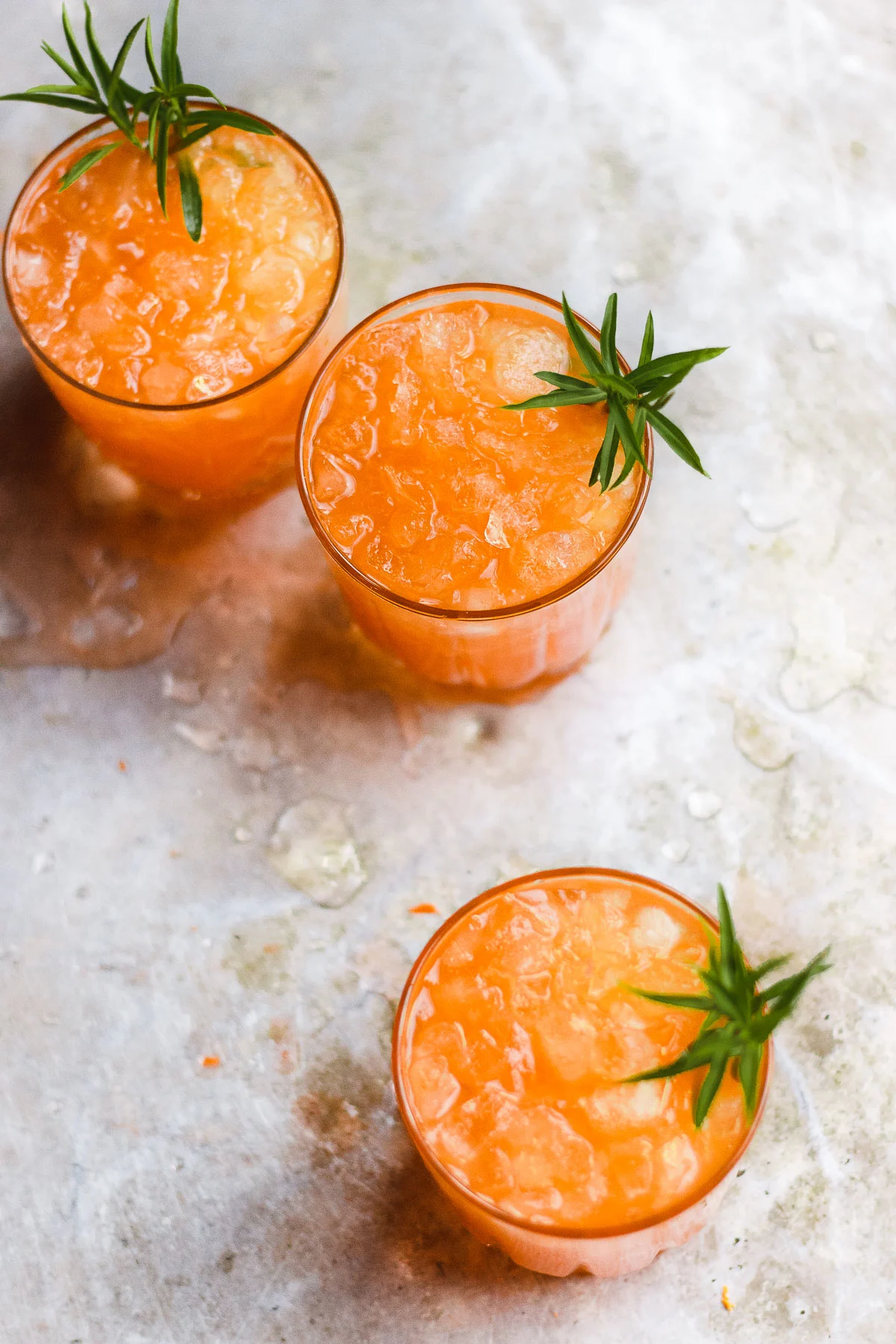 carrot shrub cocktail 