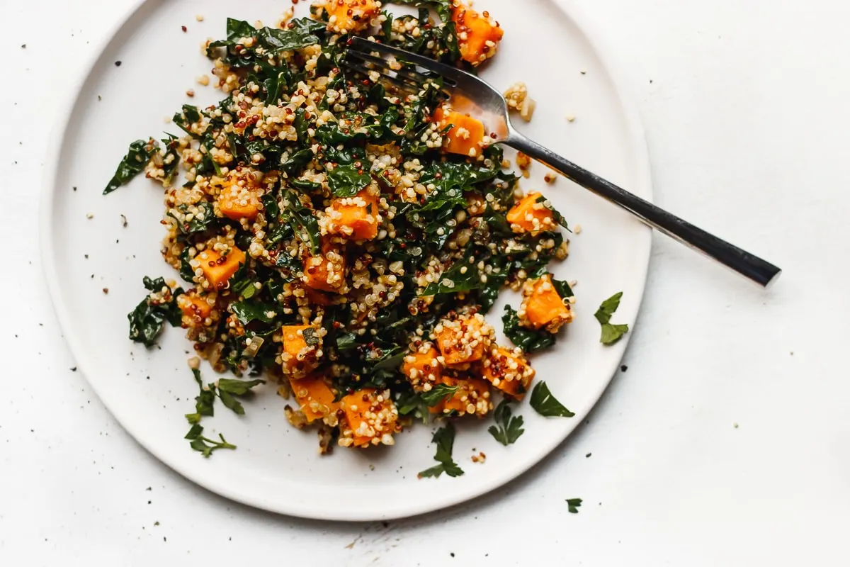 Super Simple Sweet Potato Quinoa Bowl