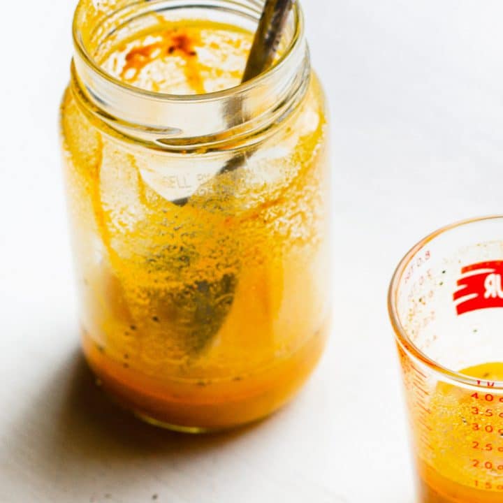 turmeric and honey in a jar