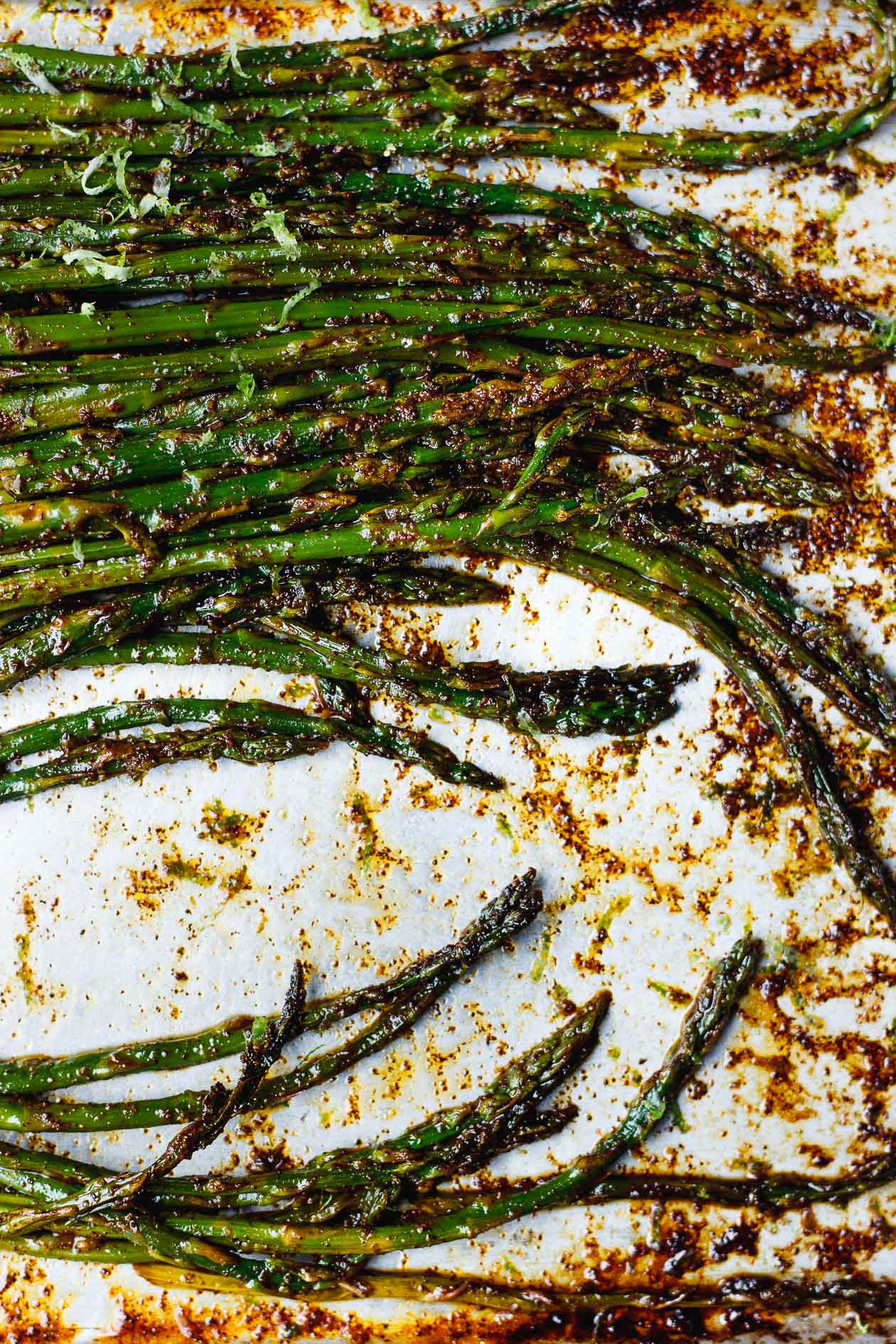 mexican asparagus with chili and lime