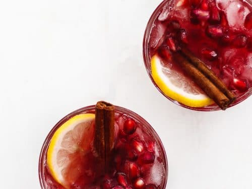 Winter Sangria with citrus & pomegranate