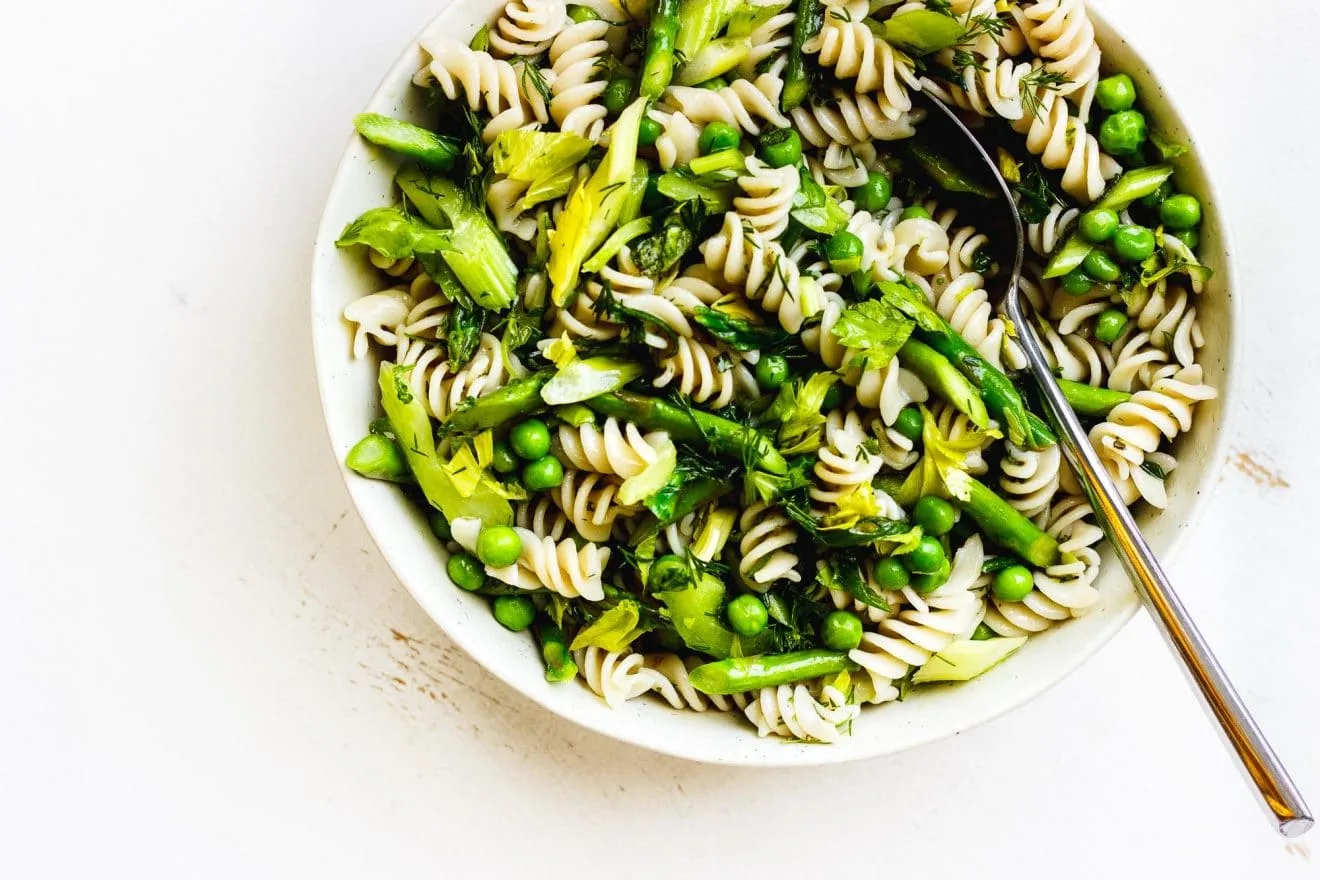 Spring Pasta and Chickpea Salad and Bento-Friendly Pasta Salad