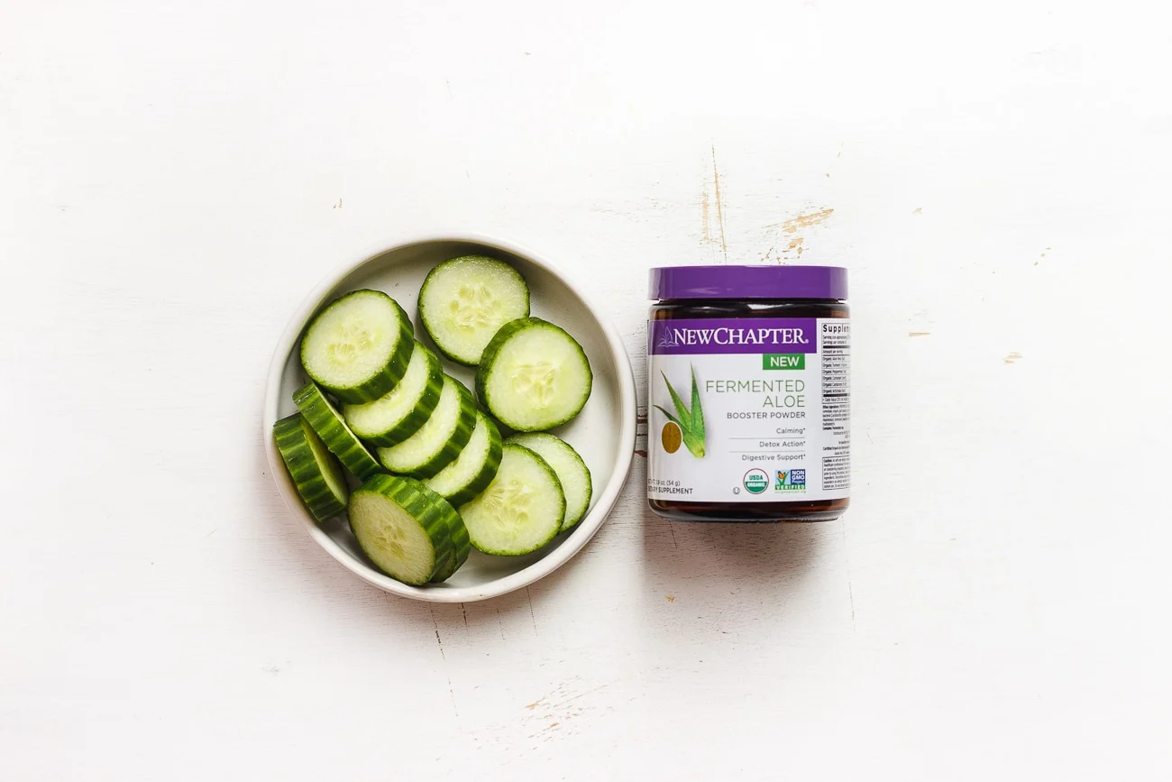 cucumbers and new chapter fermented aloe booster powder