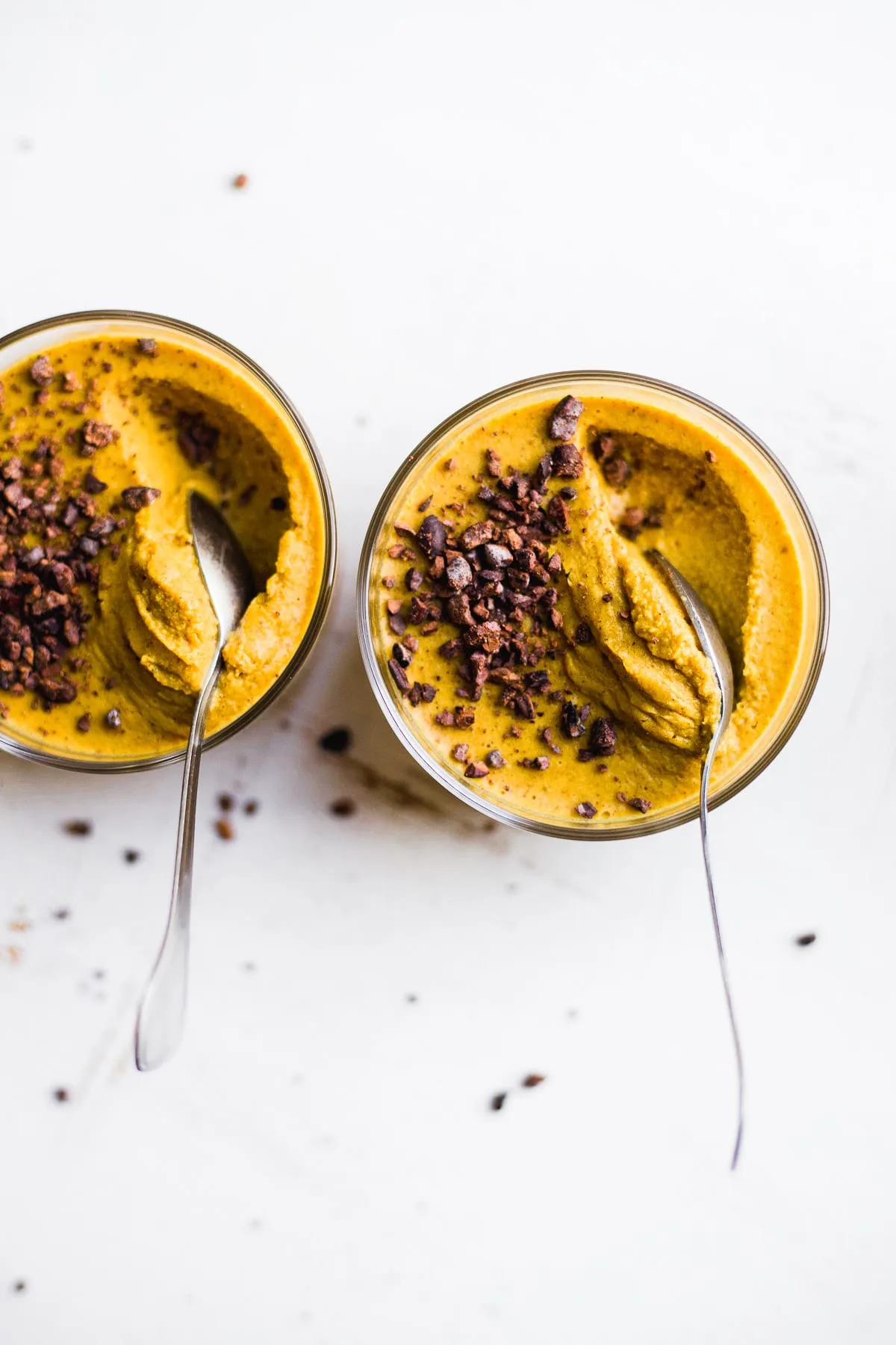 pumpkin pie pudding in a cup