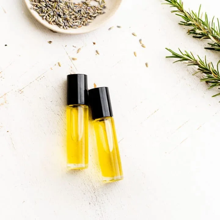 rollerball of essential oils for endometriosis