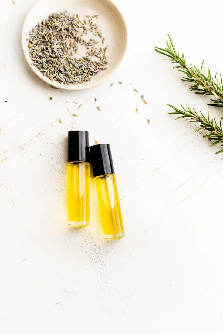 rollerball of essential oils for endometriosis